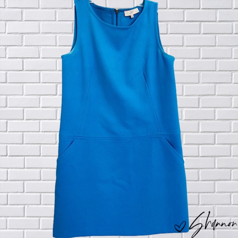 Loft Petite Side Pocket Shift Dress